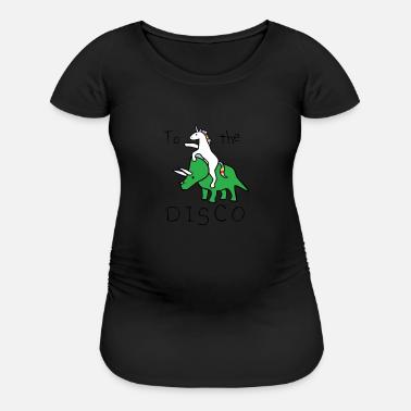 Dinosaur Unicorn Disco T-Shirts 